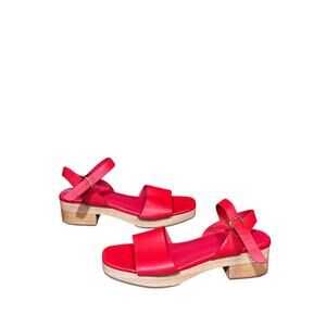 Charlotte Stone Red Sandals